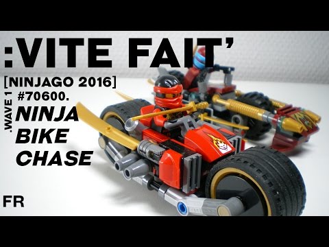 Vidéo LEGO Ninjago 70600 : La poursuite en moto des Ninja