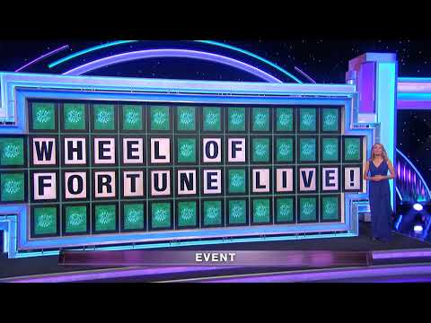 Wheel of Fortune LIVE! on September 14 at 7:30 p.m. - Second Medium