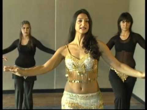 Pasos basicos de la danza Árabe, Leila Loberse, Pecho, Shimy de hombro y cadera