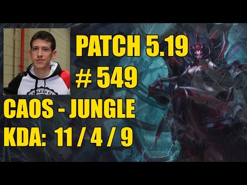 INTZ Red Caos: Jungle: Elise vs Nidalee - BR Challenger 735 PDL #549