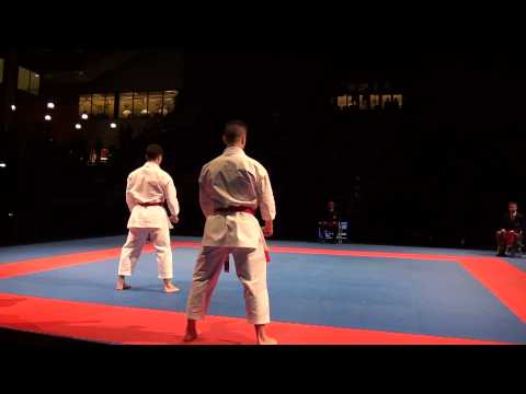 Karate1 PL, Almere 2014 - SPAIN vs. ITALY - Kata Team male FINAL - 1