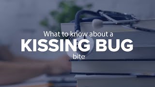 Expert Insights: What to know about a kissing bug bite