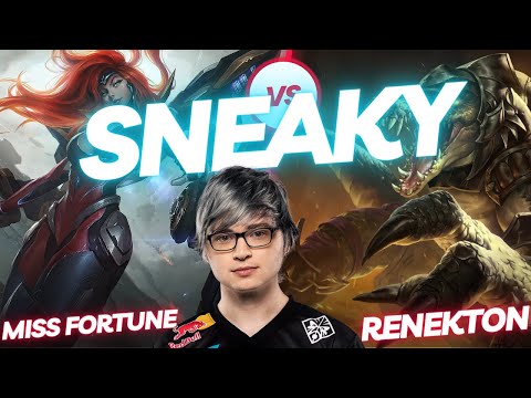 SNEAKY | MISS FORTUNE VS RENEKTON | ADC GAMEPLAY | Patch 14.1 / Season 14 | #LeagueofLegends