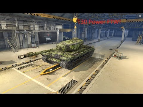 WoT Blitz T30 Gameplay little 2,5k Dmg