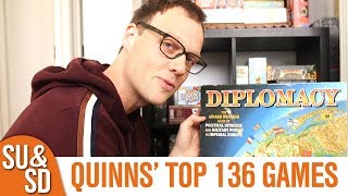 Quinns Top 136 Board Games (as of April 2019)