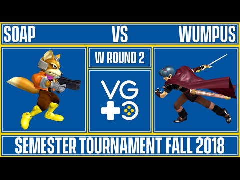 UD Semester Tournament Fall 2018 - Singles - Winners R2 - Bofa | Soap (Fox) vs WUMPUS (Marth)