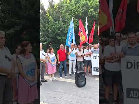 Tutuklanan Madenciler için Adana Emek ve Demokrasi Platformu Kitlesel Basın Açıklaması Yaptı.