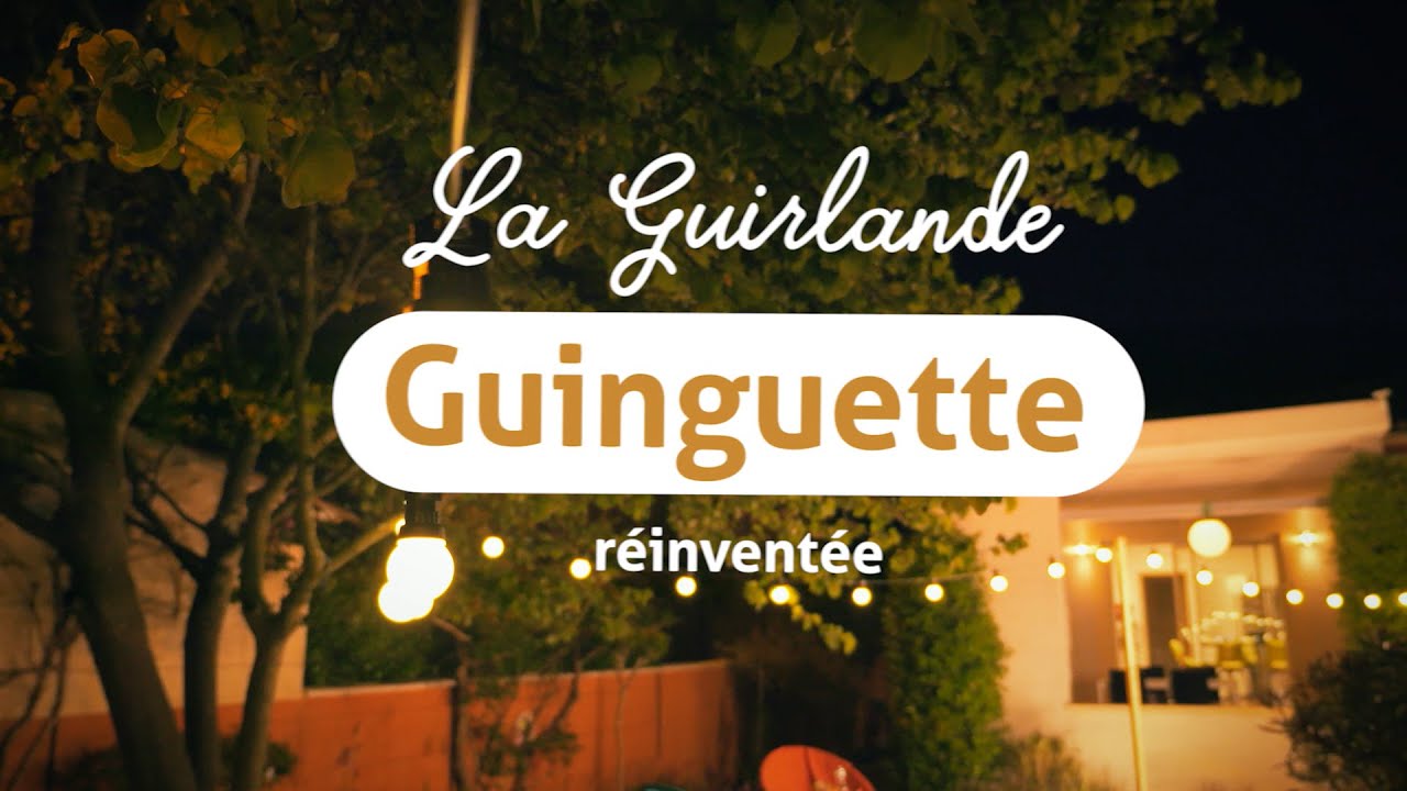 GUIRLANDE GUINGUETTE 20 M