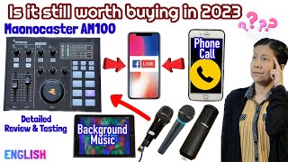 Video thumbnail for Maonocaster AU AM100 Detailed Review - FB Live/Phone Call during Live w/ 3 different Microphones by Jenudsstuff
