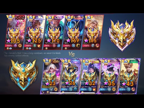 TOP GLOBAL HANABI VS ENEMY TOP GLOBAL HERO AND HIGH RANK🔥 HARDEST SOLO RANKED GAME!! (Who Will Win?)