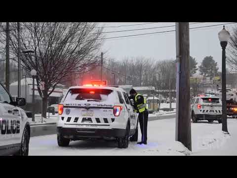 02-18-2021 Lititz, PA - Winter Storm Causes Slick Roads and Snow Cleanup