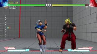 Street Fighter V Chun Li Kikoken & Spinning Bird Kick