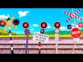 Railroad Crossing Too Busy Calls For Reinforcements Passage à Niveau