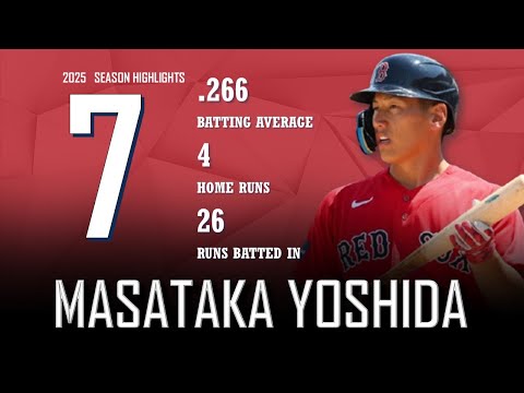 Masataka Yoshida || 2025 Boston Red Sox Highlights