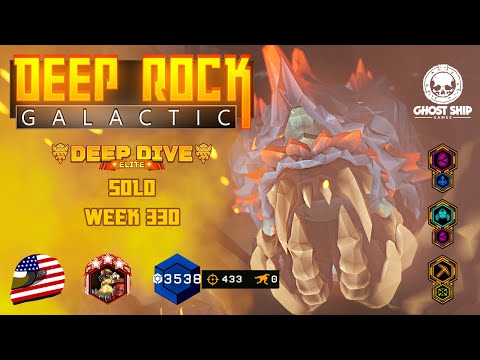 Deep Rock Galactic - Solo Engineer Elite Deep Dive [Week 330] (Wicked Haunt) Magma Core
