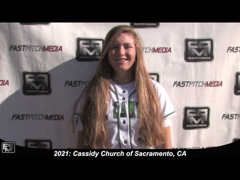 2021 Cassidy Church Shortstop Softball Skills Video - AASA