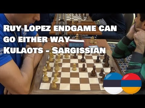 Tricky Ruy Lopez endgame | Kulaots - Sargissian