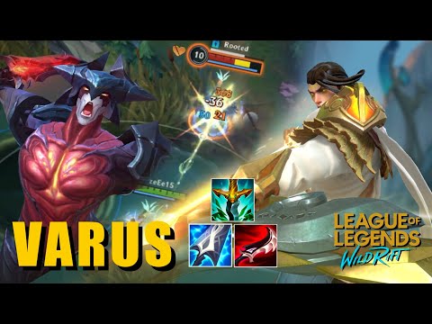AATROX GOT MAD WITH VARUS ARMOR PIERCING BUILD! | WILD RIFT