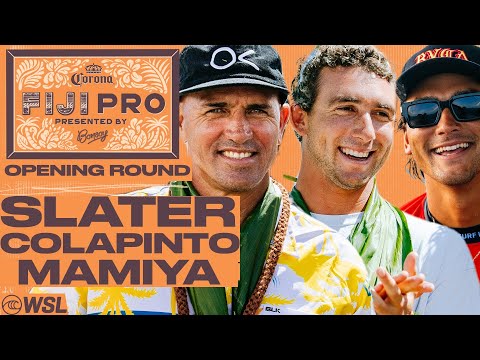 Kelly Slater, Griffin Colapinto, Barron Mamiya | Corona Fiji Pro presented by Bonsoy 2024