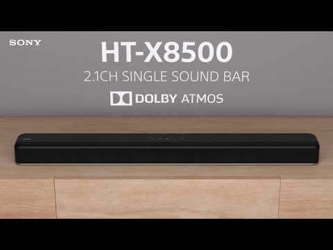Sony HT-X8500 Single 2.1Ch Soundbar with Dolby ATMOS and built-in