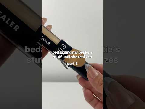 SECRETLY bedazzling my bestie’s NEW CONCEALER ✨ PART 8 | StinkyCrafts