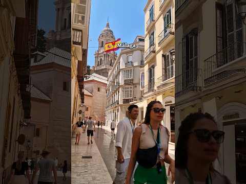 📍MÁLAGA 🇪🇦 One of Spain’s Most Beautiful Cities on Costa del Sol ☀️ #travel #europe #world