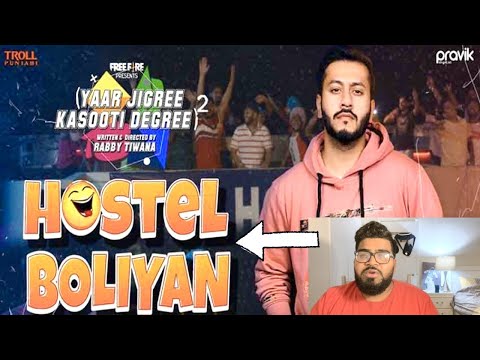 Hostel Boliyan- Pukhraj Bhalla Feat. Jasmeen Akhtar | YJKD Season 2  (REACTION)