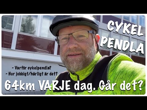 CYKELPENDLA 32 (TRETTIOTVÅ) KM enkel väg - hur kul är det på en skala? Häng med så får du se!
