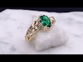 video - Goddess Wreath Engagement Ring