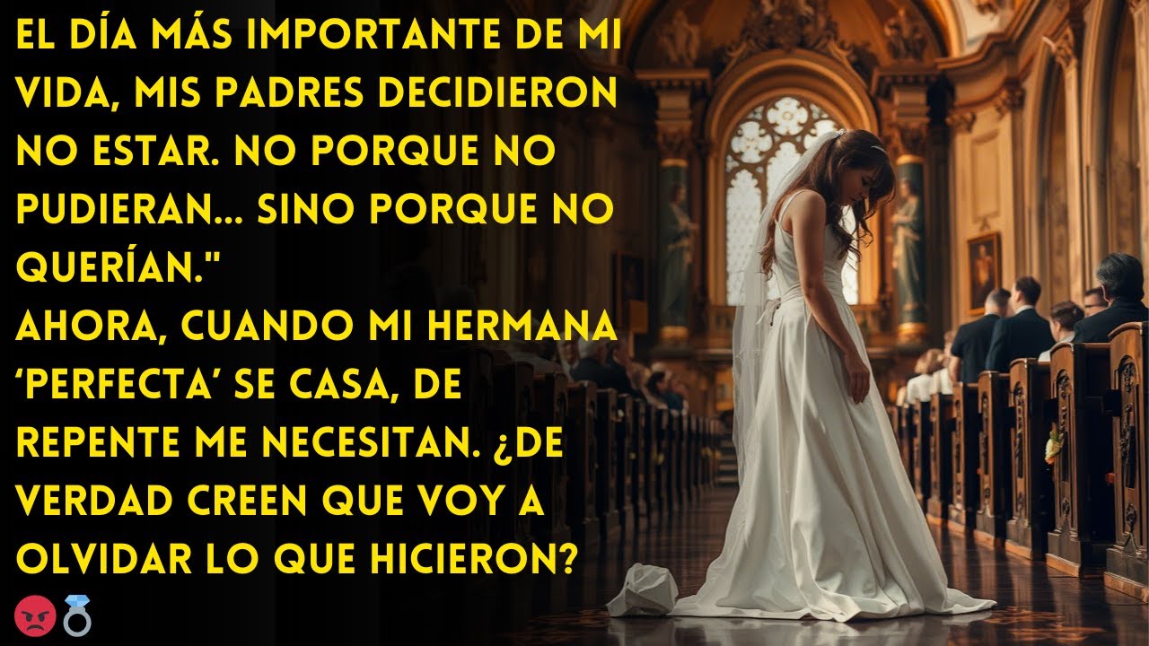 "Mis Padres Ignoraron Mi Boda por Mi Hermana ‘Perfecta’… Ahora Me Quieren de Vuelta 😡💍"