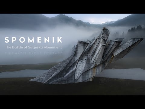 SPOMENIK: The Battle of Sutjeska Monument - cinematic drone footage
