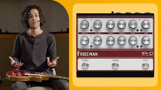 Video thumbnail for Friedman IR-D: A New Flavor of Dual Channel Tube Preamp For Your Pedalboard by Reverb
