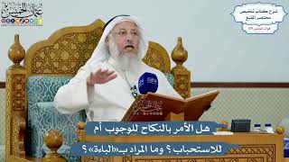 5142- هل الأمر بالنكاح للوجوب أم للاستحباب؟ وما المراد بـ«الباءة»؟ - عثمان الخميس