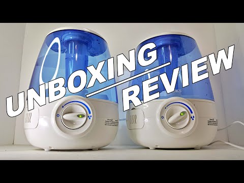 Vicks Filter-Free Cool Mist Humidifier UNBOXING/REVIEW