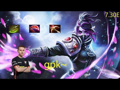 [Full Match Gameplay] gpk~ Templar Assassin mid lane Gameplay Patch 7.30E