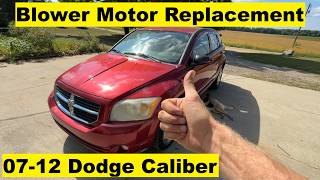 Blower Motor Replacement Dodge Caliber 07 08 09 10 11 12 2007 2008 2009 2010 2011 2012