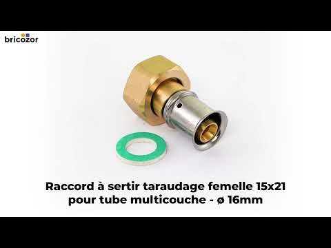 Raccord à sertir - pour tube multicouche - taraudage femelle MULTITUBO