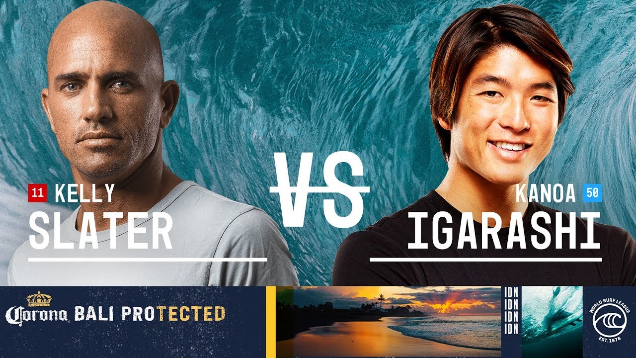 Kelly Slater vs. Kanoa Igarashi - Semifinals, Heat 2 - Corona Bali Protected 2019 thumnail