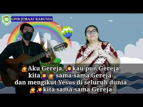Kidung Ceria 185 Aku Gereja Kaupun Gereja