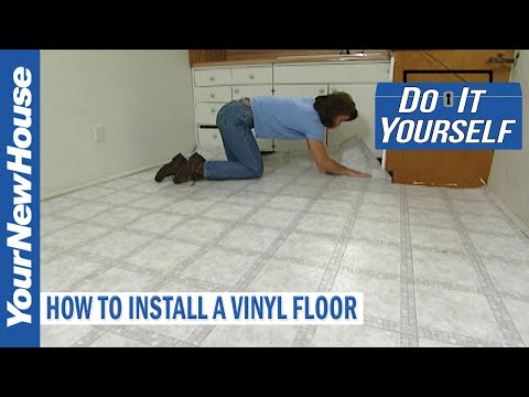 How to Install a Vinyl Floor - Do It Yourself