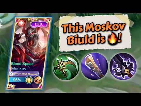 Best Moskov Build 2023!? | Full Attack Speed | Solo Mythical Glory Rank | #mlbb #shikamaru #mvp