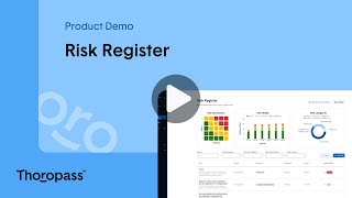 Product Demo: Risk Register
