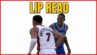 Anthony Edwards vs Miami Heat Lip Read