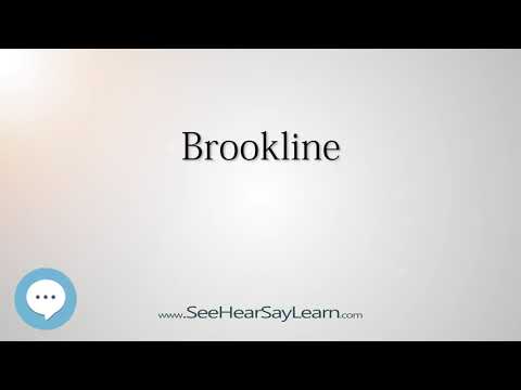 Brookline (How to Pronounce Cities of the World)💬⭐🌍✅