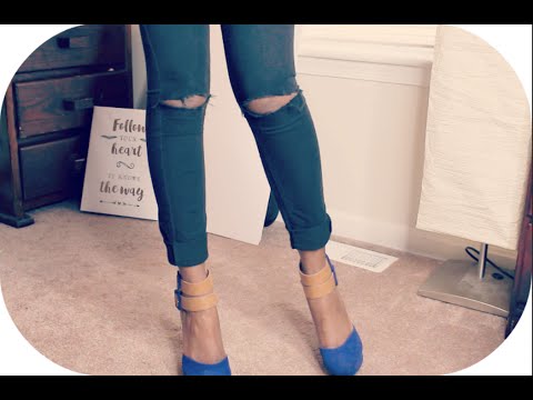 DIY Ripped Jeans | Knee Cut Ripped Jean (Sewing...