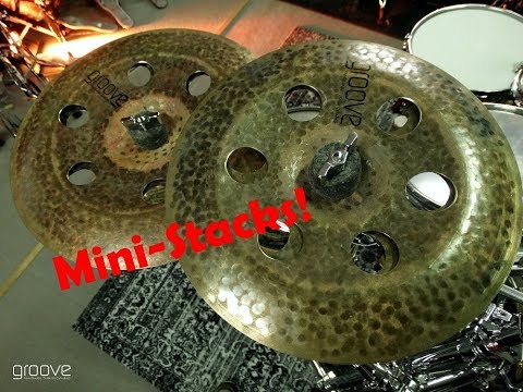 Groove Cymbals Mini-Stacks - NEW - Raw Complex Series B20