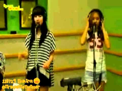 110729 Sukira miss A singing Good-bye Baby live
