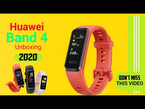 Huawei band 4 Review 🎁 || band 4 Unboxing 2020 || How to charge Huawei Band 4