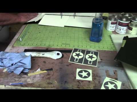 applying star n bar paint mask # 1