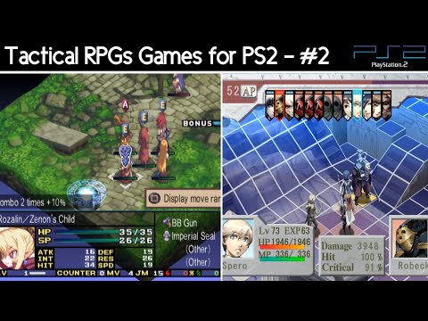 Top 10 Best Tactical RPGs Games for PS2 - [Part #2]